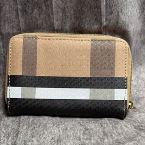 Chic Tan and Black Women's Wallet